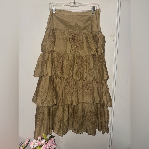 lucca Dresses & Skirts - Elegant Tan Maxi Skirt